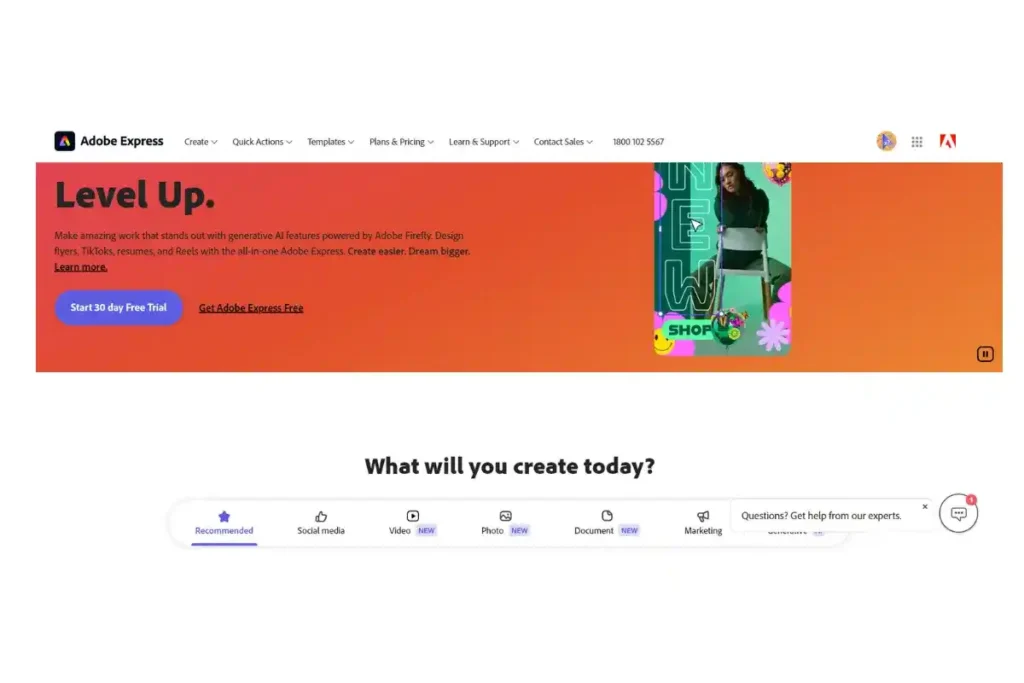 adobe express AI tool